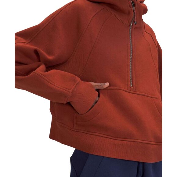 Lululemon Scuba Oversized Half-Zip Hoodie *Date Brown - Picture 8 of 10
